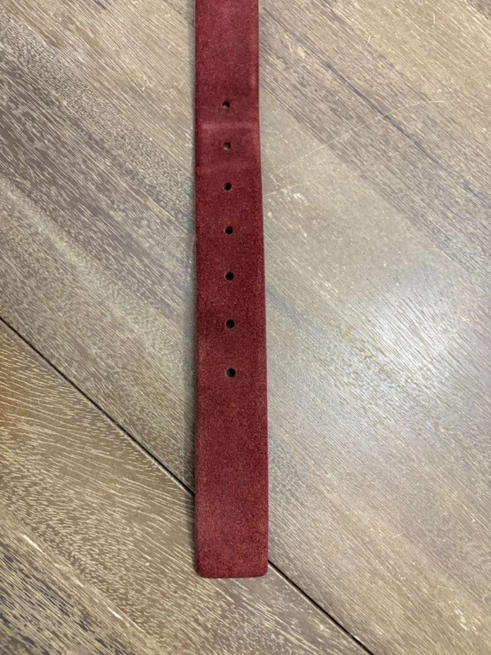 J. Crew Suede roller-buckle belt Size Medium Color Warm Walnut - Picture 6 of 6